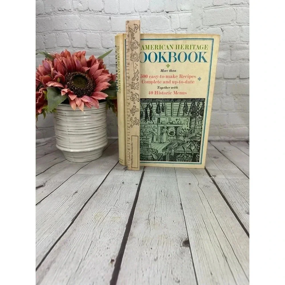 vintage american heritage Cookbook 1969 cottagecore